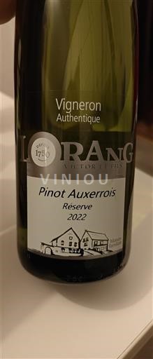 Alsace Lorang Victor et Fils Réserve 2022