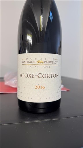 Burgundi Aloxe-Corton Domaine Maldant Pauvelot Classique 2016