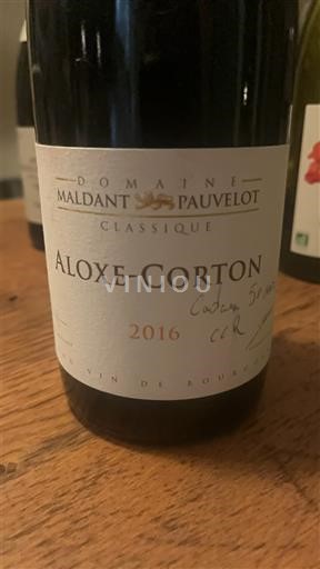 Burgundy Aloxe-Corton Domaine Maldant Pauvelot Classique 2016