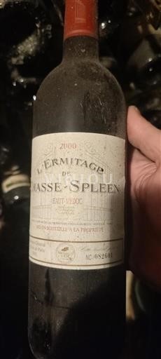 Bordeaux Haut-Médoc Chasse-Spleen L'Ermitage de Chasse-Spleen 2000