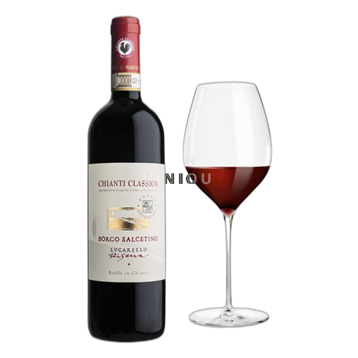 Vinos Rouge sec Lucarello Riserva Borgo Salcetino 2009 Italia Toscana Chianti Classico DOCG