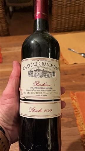Bordeaux Château Grand-Jean Piccoli 2019