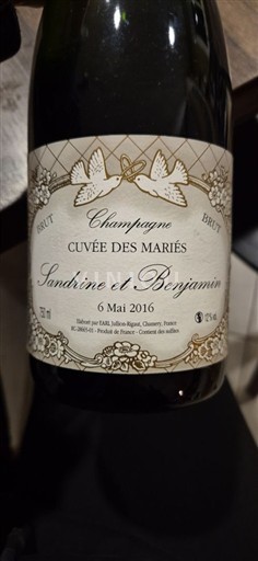 Champagne Šampanské Jullion-Rigaut des Mariés 2016