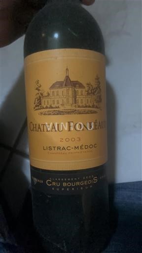 Burdeos Listrac-Médoc Cru Bourgeois Château Fonréaud 2003