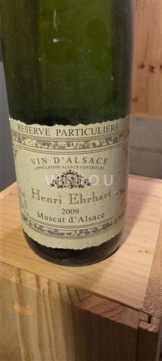Alzacija Ni doloceno Henri Ehrhart Réserve Particulière 2009