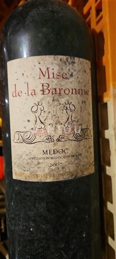 Bordeaux Médoc Mise de la Baronne 2007
