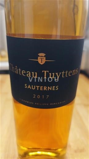 Bordeaux Sauternes Château Tuyttens 2017
