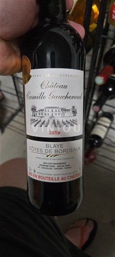 Bordeaux Blaye-Côtes-de-Bordeaux Château Camille Gaucheraud 2019