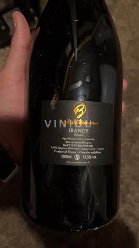 Bourgondië Irancy Baptiste Bienvenu Niet-geïntegreerd