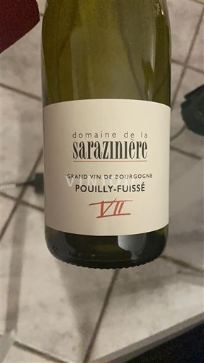 Burgundi Pouilly-fuissé Domaine La Sarazinière VII 2023