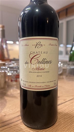 Bordéus Médoc Château S Collines 2014