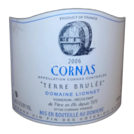 Rhône-dalen Cornas Domaine Lionnet Terre Brûlée 2006