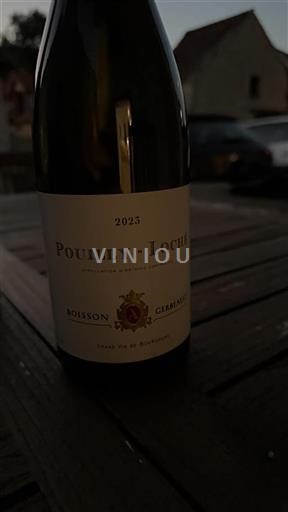 Vinos Blanc sec Boisson Gerbeault 2023 Francia Borgoña Pouilly-loché AOC