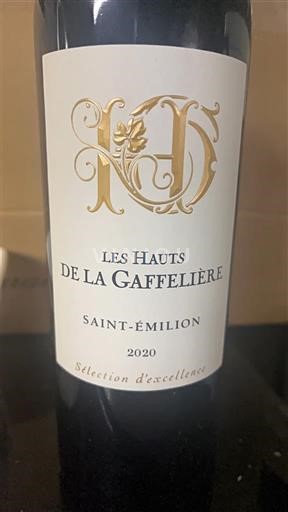 Bordeaux Saint-Émilion La Gaffelière Les Hauts de la Gaffelière 2020