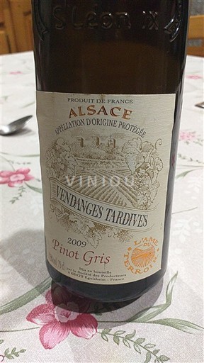 Alsace Vendanges Tardives Cave de Saint Léon IX Vendanges Tardives 2009