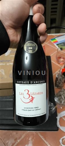 Loire-dalen Coteaux-d'ancenis Vignerons Rineau Les 3 Lézards 2023