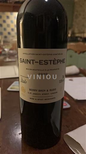 Burdeos Saint-Estèphe Berry Bros & Rudd 2020