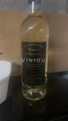 Languedoc Muscat-de-Saint-Jean-de-Minervois Domaine Barroubio 2022