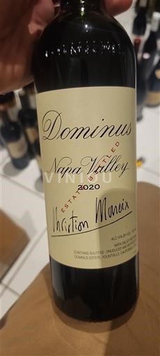 Каліфорнійські AVA Напа Валлі Dominus 2020