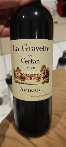 Bordeaux Pomerol La Gravette de Certan 2020