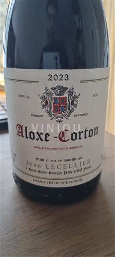 Borgogna Aloxe-Corton Jean Lecellier 2023