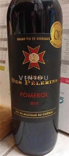 Bordeaux Pomerol Château S Pèlerins 2019