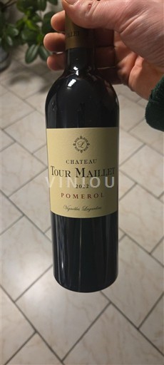 Bordéus Pomerol Château Tour Maillet 2022