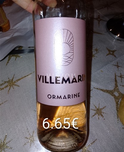 Languedoc a Roussillon Pays d'Oc Ormarine Villemarin Neročník