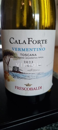 Rượu vang Blanc sec Cala Forte Frescobaldi 2023 Ý Toscana Không được chỉ định DOC