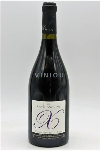 Rhônen laakso Châteauneuf-du-Pape Xavier Anonyme 2020