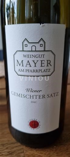 Vine Blanc sec Wiener Gemischter Satz Weingut Mayer am Pfarrplatz 2023 Østrig Wien Wiener Gemischter Satz DAC