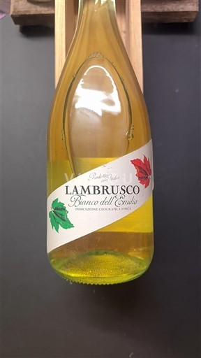 Mousserende vine Blanc brut Sans Non millésimé Italien Emilia-Romagna Lambrusco DOC