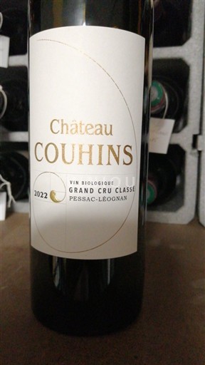 Bordeaux Pessac-Léognan Grand Cru Classé Château Couhins 2022