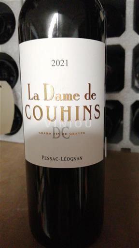 Bordeaux Pessac-Léognan Château Couhins La Dame de Couhins 2021