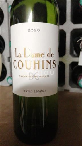 Bordeaux Pessac-Léognan Couhins La Dame de Couhins 2020