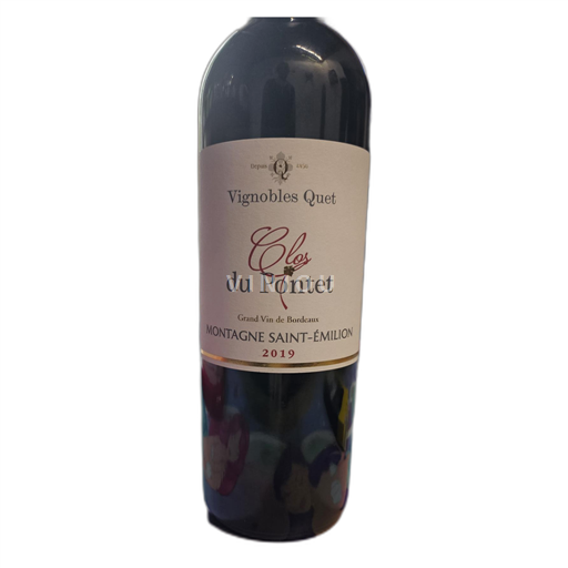 Bordeaux Montagne-Saint-Émilion du Pontet 2019
