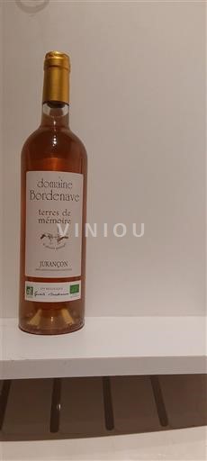 Sud-Ouest Jurançon Domaine Bordenave terres de mémoire 2020