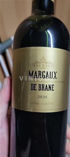 Bordeaux Margaux Brane-Cantenac Margaux de Brane 2020