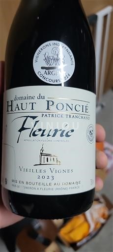 Beaujolais Fleurie Domaine Haut Poncié Vieilles Vignes 2023