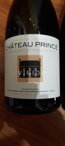 Rượu vang Blanc sec Les Ardoisières Château Princé 2019 Pháp Thung lũng sông Loire Anjou AOC