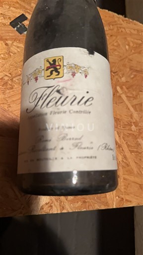 Beaujolais Fleurie Rene Berrod 1984