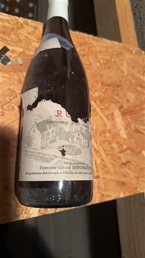 Vini Rouge sec Domaine Gérard Berger -Rive 1982 Francia Borgogna Rully AOC