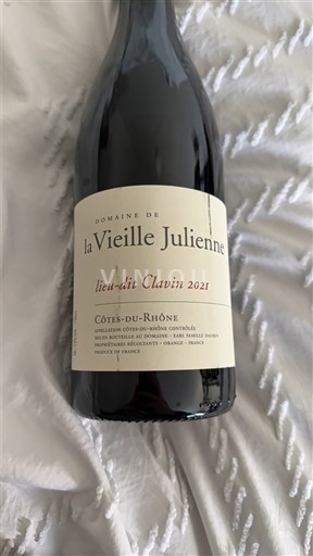 Údolí Rhôny Côtes-du-Rhône Domaine La Vieille Julienne lieu-dit Clavin 2021