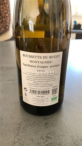 Saboya y Bugey Roussette de Bugey Montagnieu 2024