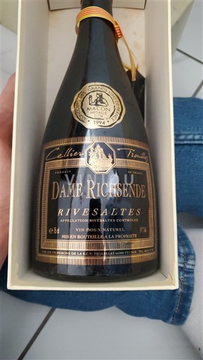 Roussillon Rivesaltes Celliers des Trouilles Dame Richsende 1994