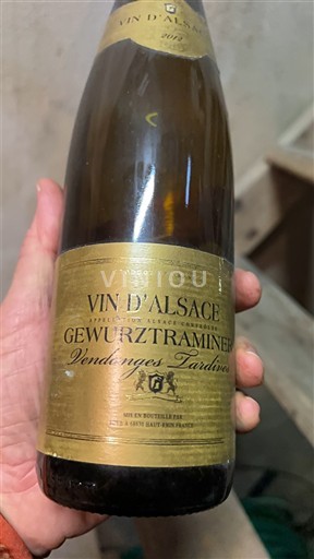 Alsace Vendanges Tardives Earl J. Sipp et Fils 2012