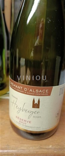 Alsace Alsace-kuohuviini Heyberger Réserve Ei vuosikertaa