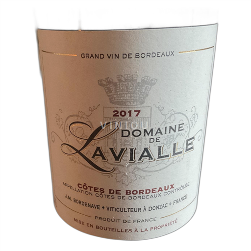 Burdeos Côtes-de-Bordeaux Domaine de Lavialle 2017