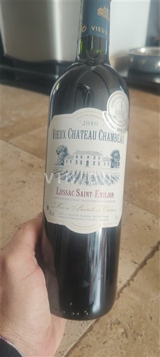 Bordeaux Lussac-saint-émilion Château Vieux Château Chambellay 2010