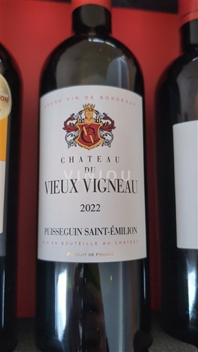 Bordeaux Puisseguin-saint-émilion Château Vieux Vigneau 2022